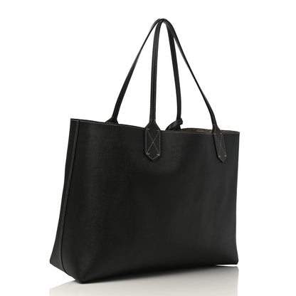Gucci Calfskin GG Supreme Monogram Medium Reversible Tote Black 5 of 16