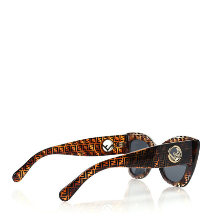 Fendi Acetate F is Fendi FF 51mm Cat Eye Sunglasses 0327/S Tortoise Camouflage 4 of 7