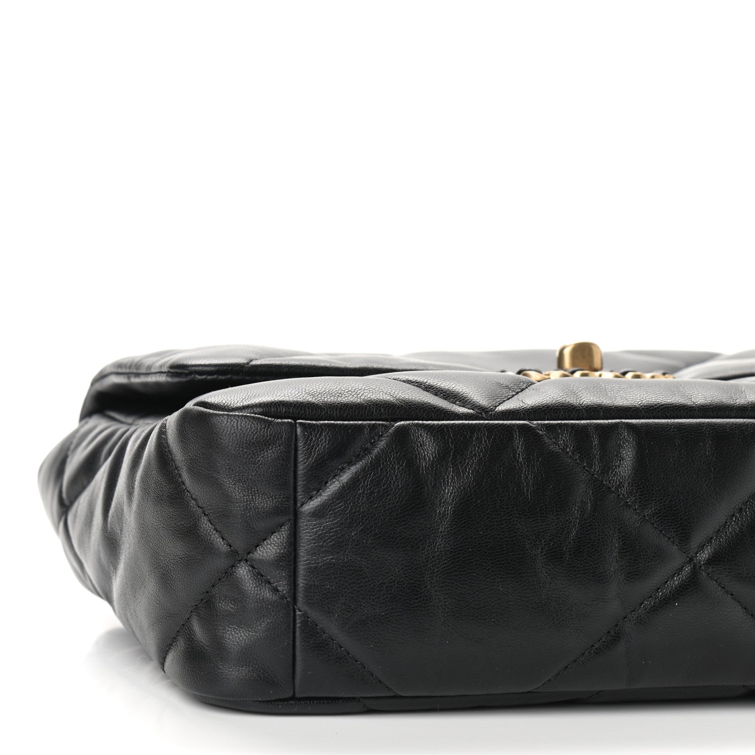 Chanel Goatskin Quilted Medium Chanel 19 Flap Black 9 of 11