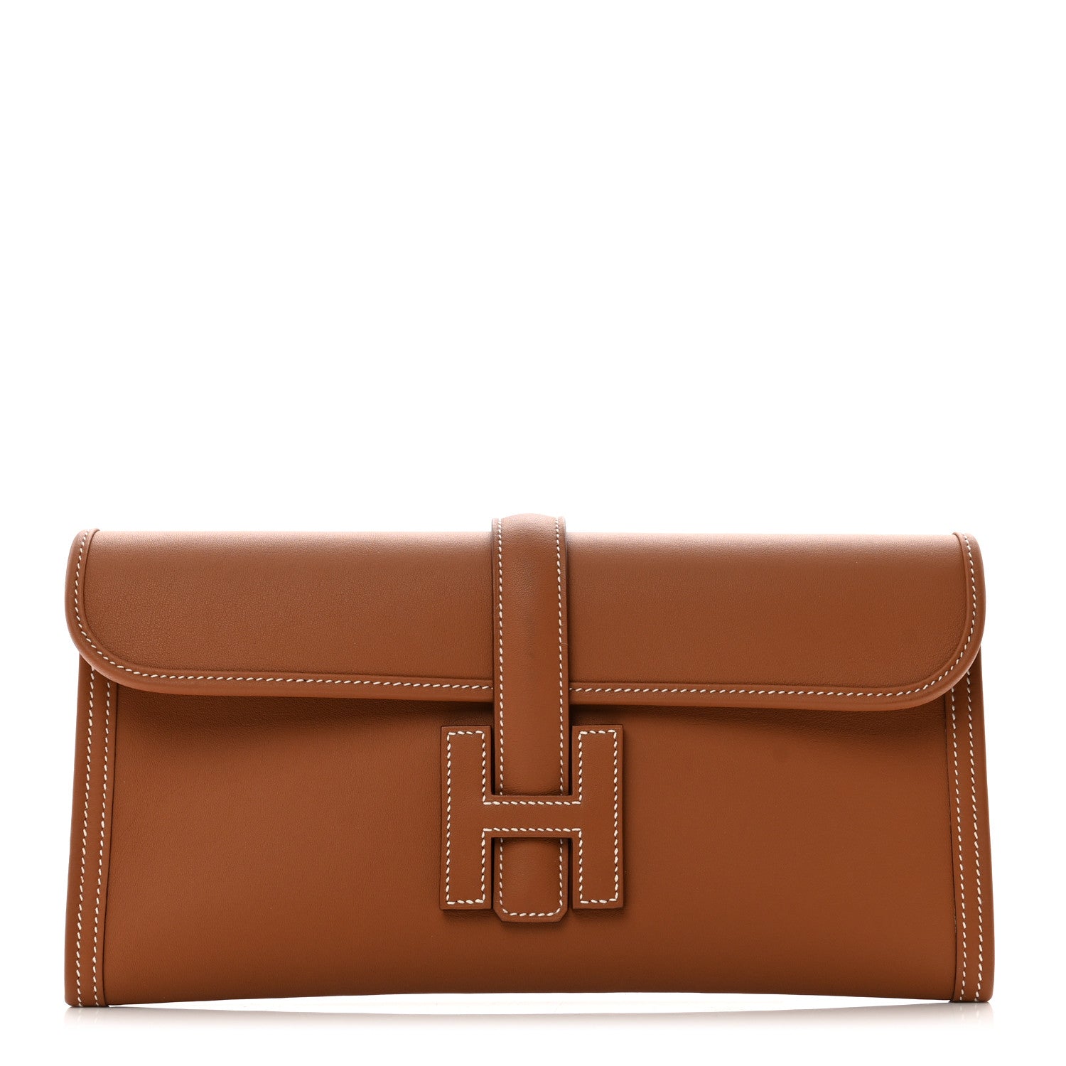 Hermes Swift Jige Elan 29 Clutch Gold 1 of 8