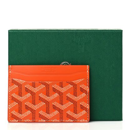 Goyard Goyardine Saint Sulpice Card Holder Orange 8 of 8