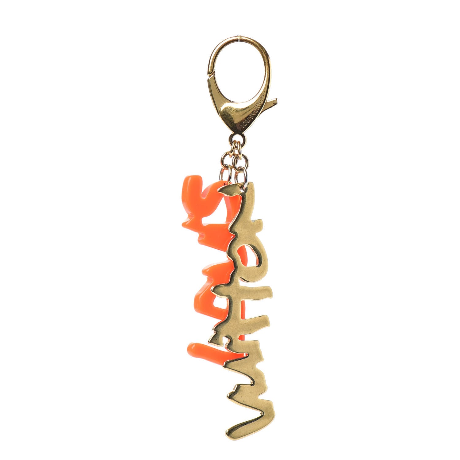 Louis Vuitton Graffiti Bag Charm Orange 1 of 3