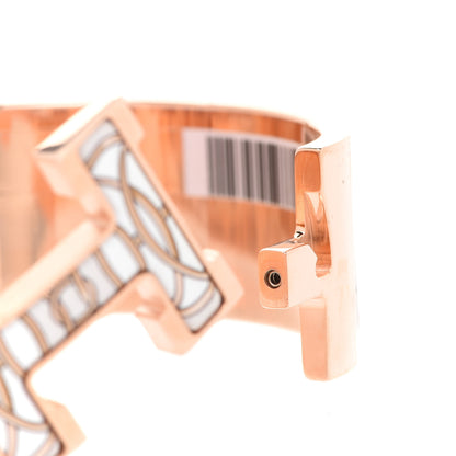 Hermes Enamel Wide Lift Profile Clic Clac H Bracelet PM Sable 6 of 7