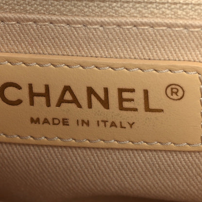 Chanel Lurex Boucle Mini Deauville Tote White 6 of 9