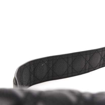 Christian Dior Grained Calfskin Cannage Medium Supple Lady Dior Black 12 of 14