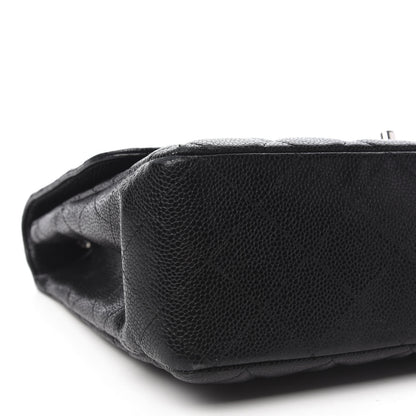 Chanel Caviar Quilted Jumbo Single Flap Black 6 of 10