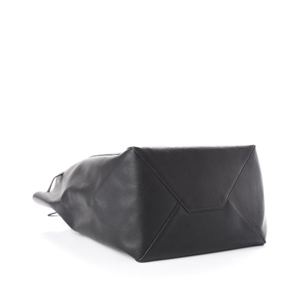 Celine Soft Grained Calfskin Medium Belt Cabas Phantom Black 4 of 10