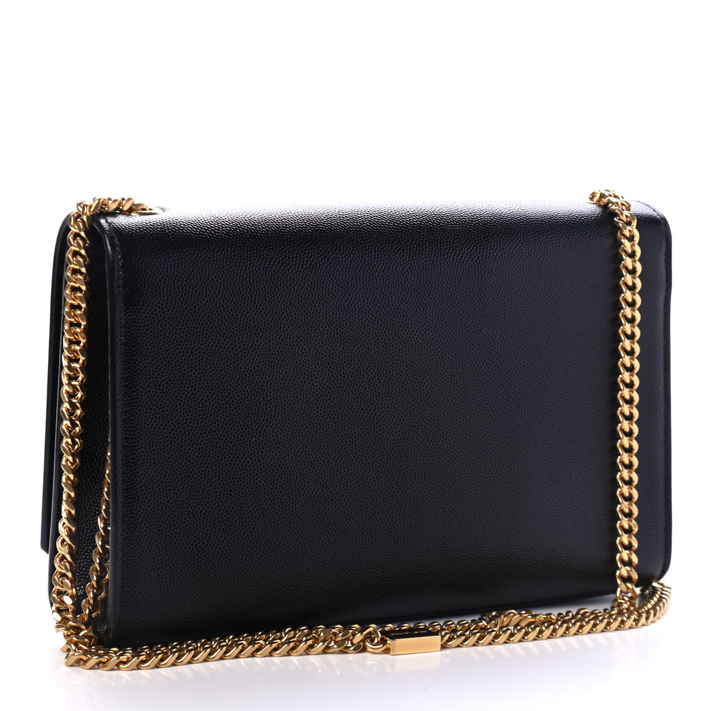 Grain De Poudre Medium Classic Monogram Kate Satchel Black