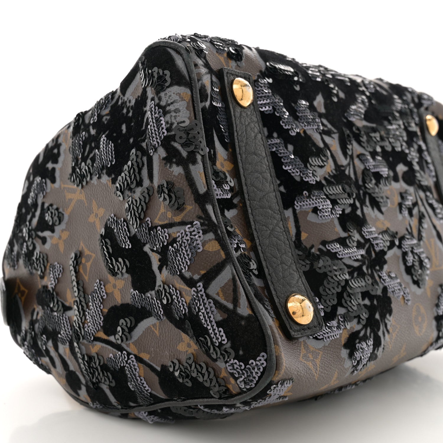 Louis Vuitton Monogram Fleur De Jais Sequins Speedy 30 9 of 15