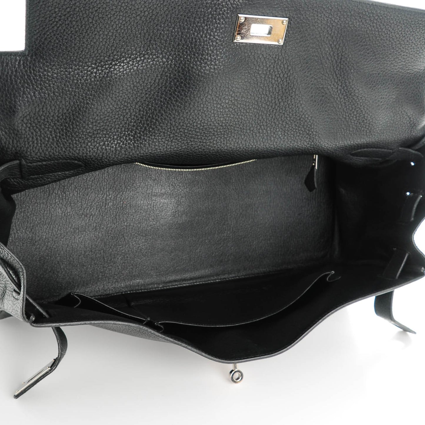 Taurillon Clemence Shoulder Kelly 40 Black