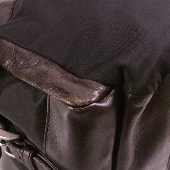 Nylon Shoulder Bag Black