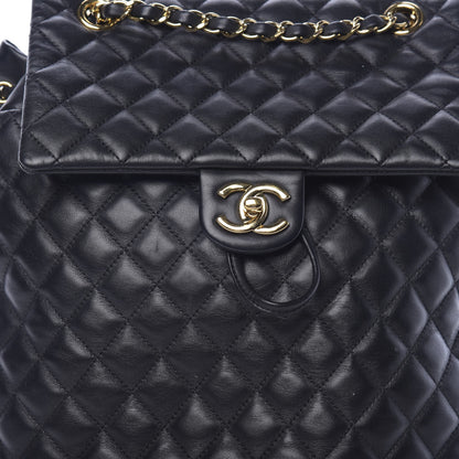 Chanel Lambskin Quilted Large Urban Spirit Backpack Black 7 of 9