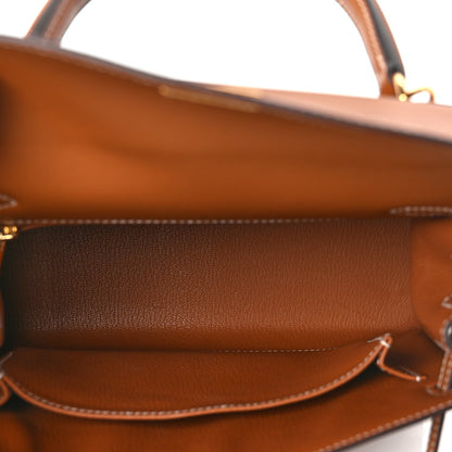 Hermes Epsom Kelly Sellier 25 Gold 4 of 9