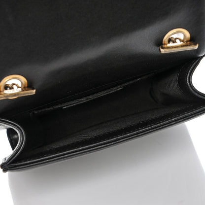 Chanel Lambskin Quilted Boy Brick Studded Flap Black 5 of 7