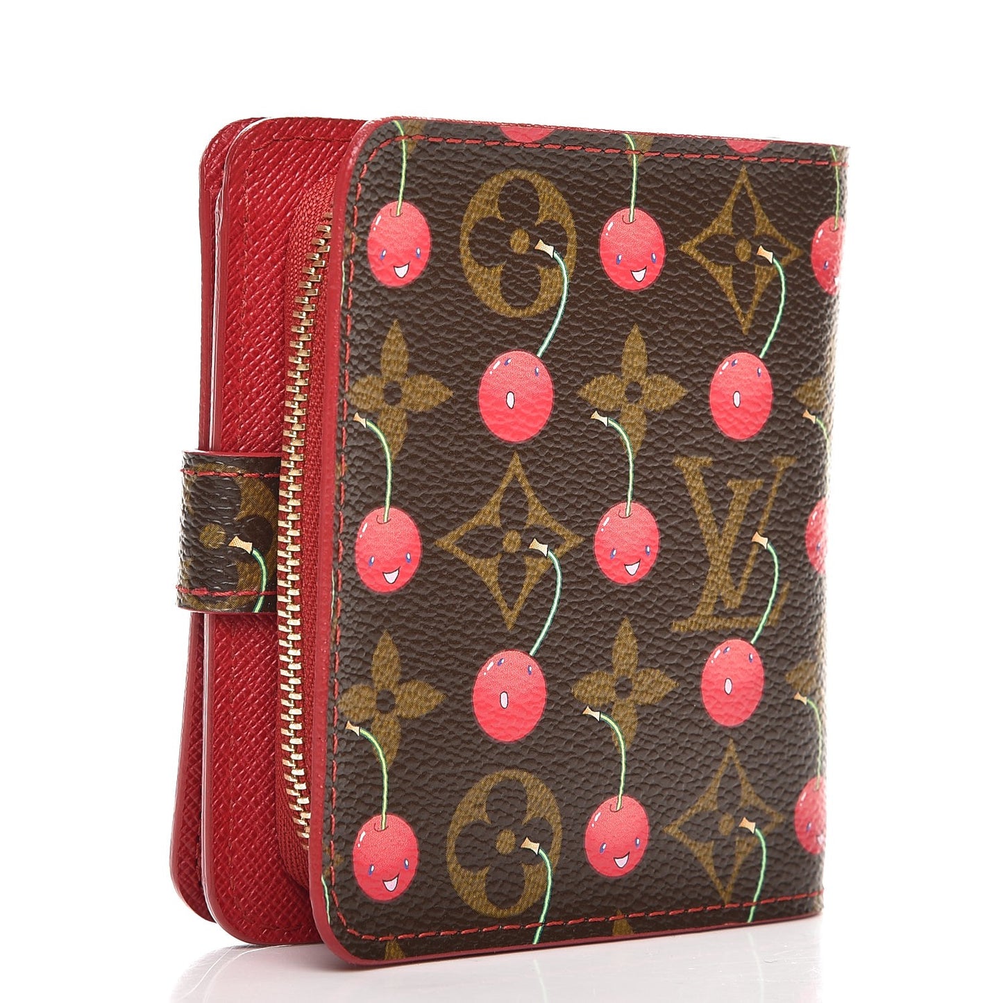 Monogram Cerises Compact Zippe Wallet