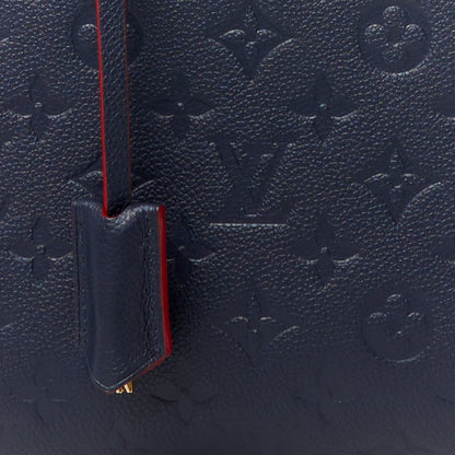 Louis Vuitton Empreinte Montaigne MM Marine Rouge 8 of 11