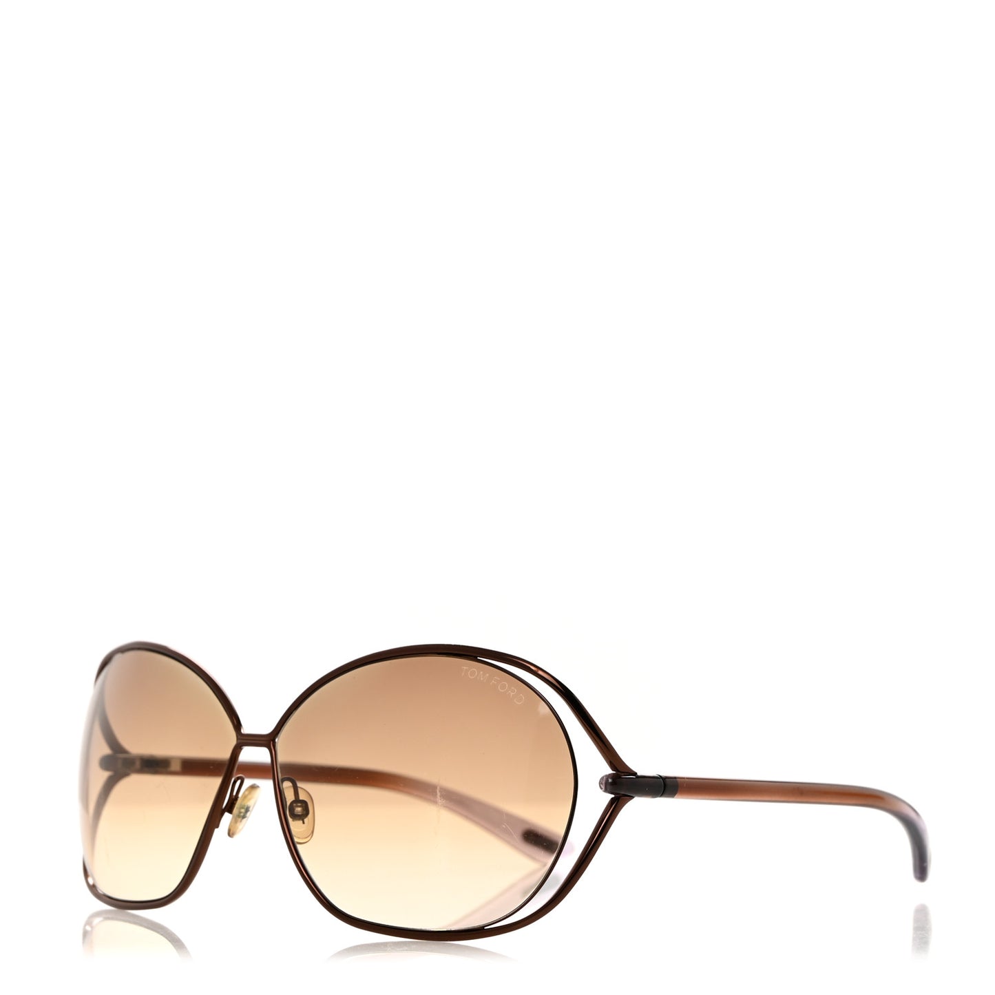 Carla Soft Square Sunglasses TF157 Dark Brown