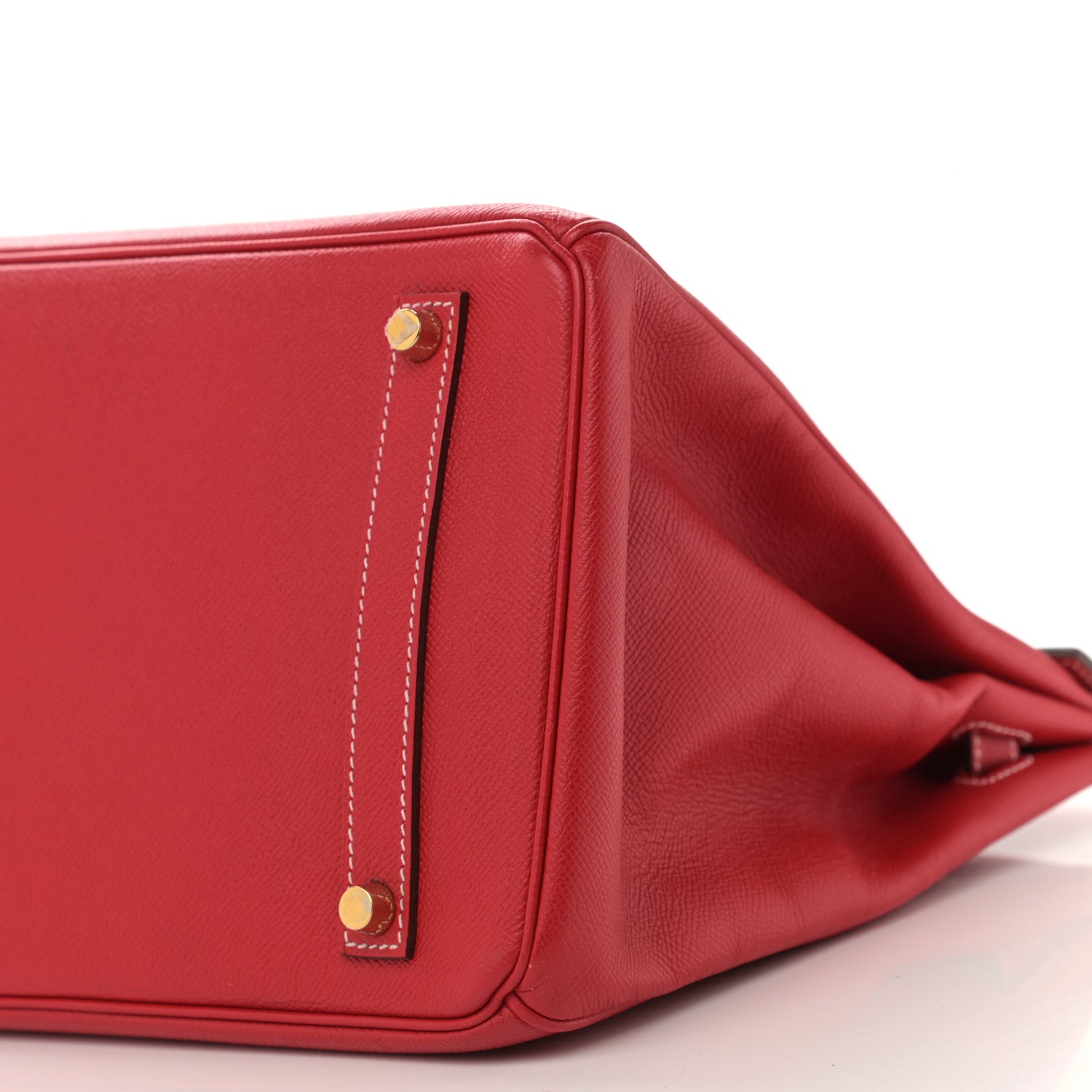 Hermes Epsom Candy Birkin 35 Rouge Casaque Bleu Thalassa 10 of 13