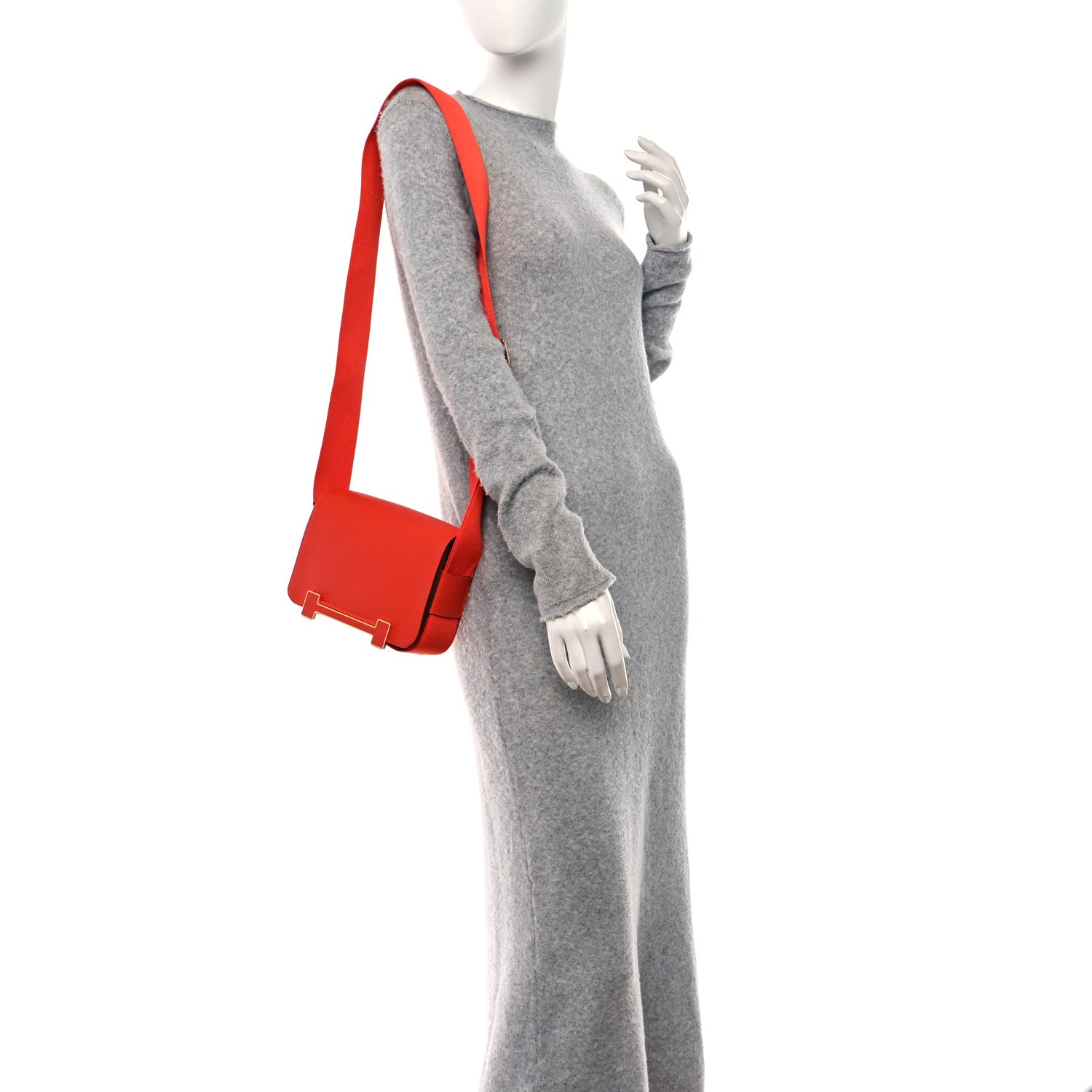 Hermes Chevre Mysore Geta Capucine 3 of 10