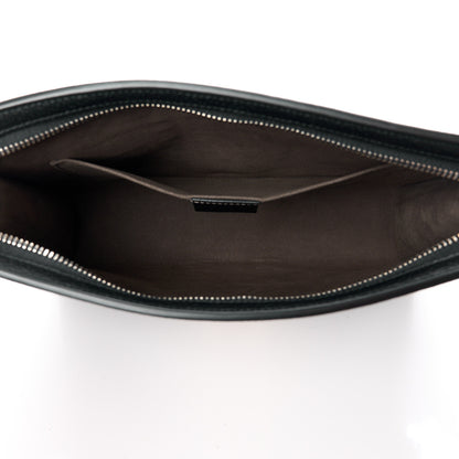 Gucci Textured Dollar Calfskin Nylon Gucci Stripe New Web Cosmetic Case Black Ecru Verde Rosso 5 of 12