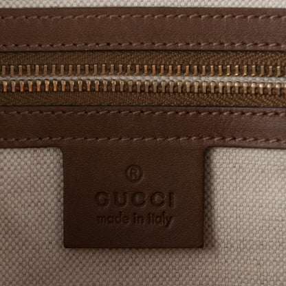 Gucci Nubuck Vintage Web Medium Boston Beige 6 of 7