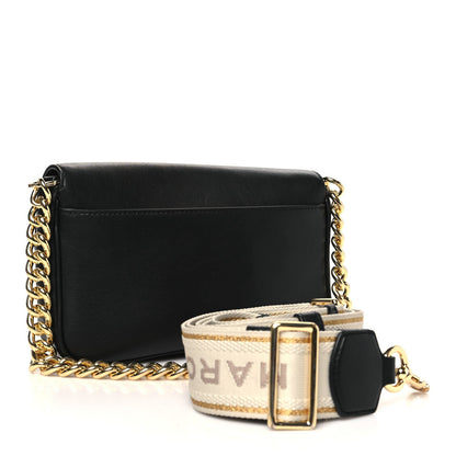 Marc Jacobs Calfskin The J Marc Shoulder Bag Black 3 of 7