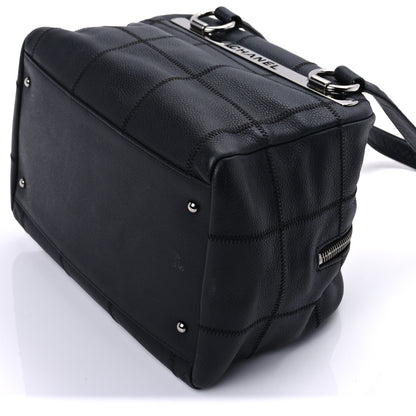Chanel Caviar Square Stitched Bowler Black 8 of 8