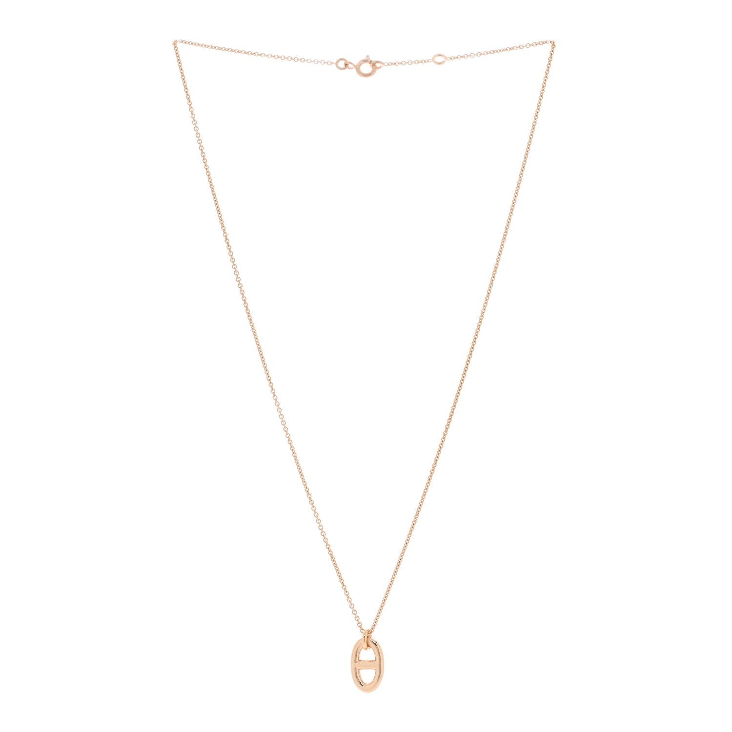 Hermes 18K Rose Gold PM Farandole Pendant Necklace 3 of 6