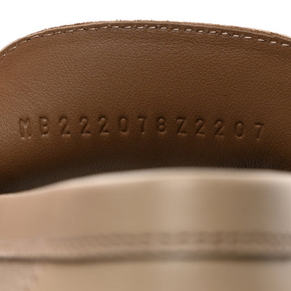 Hermes Epsom Womens Destin Loafer 36.5 Blanc Gomme 7 of 12