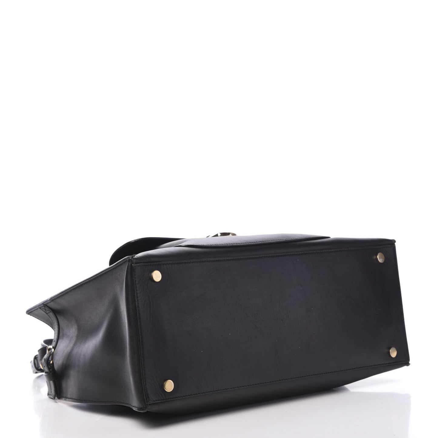 Calfskin Padlock Work S Bag Black
