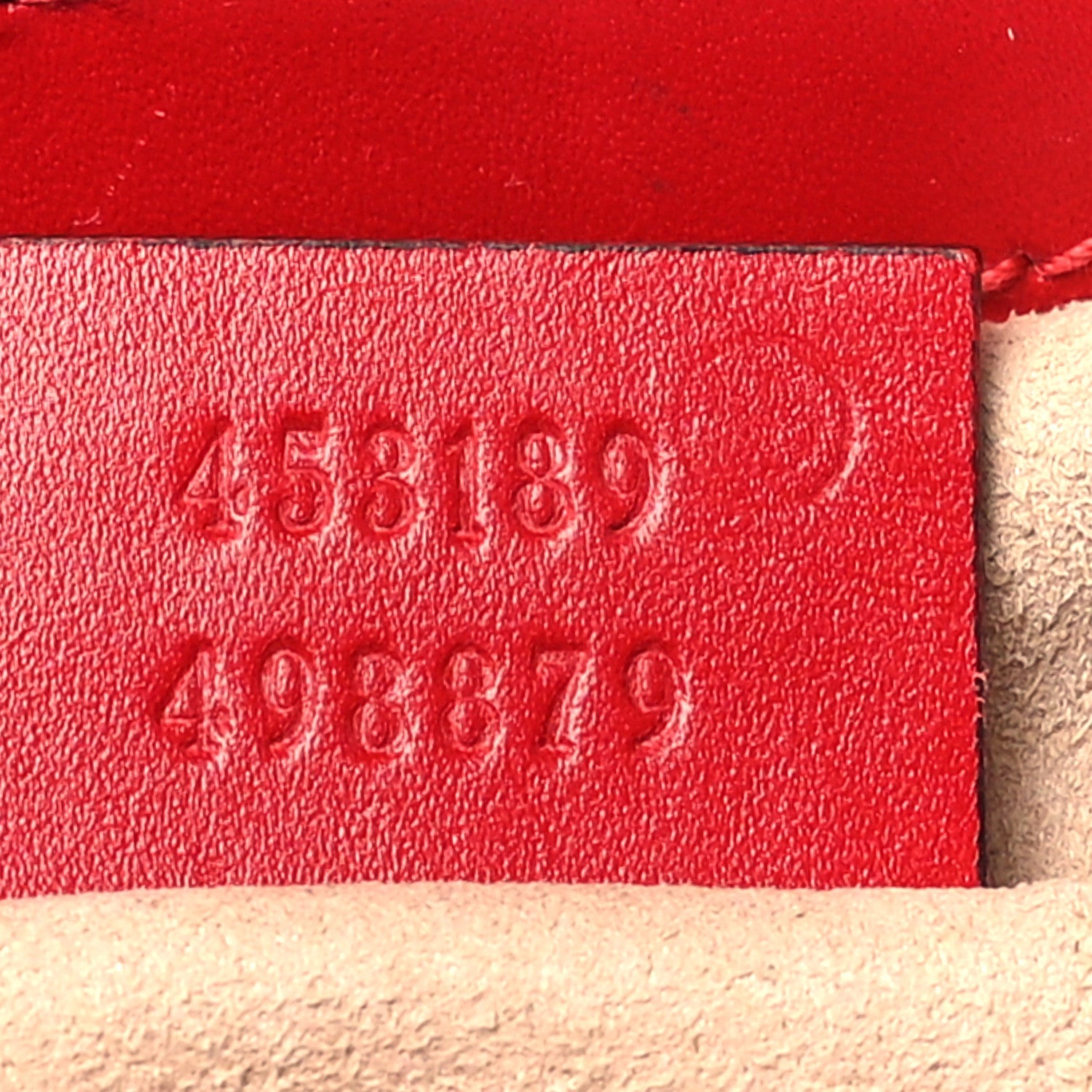 Gucci ssima Web Medium Padlock Messenger Shoulder Bag Hibiscus Red 7 of 7