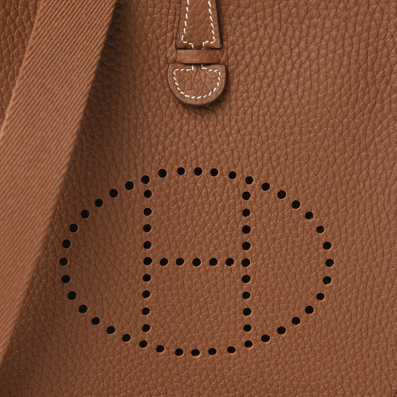 Hermes Taurillon Clemence Evelyne TPM Gold 9 of 11