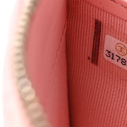 Chanel Caviar Quilted Large Gusset Zip Around Wallet Pink 8 of 12