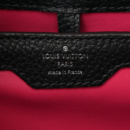 Louis Vuitton Taurillon Capucines PM Black 6 of 12