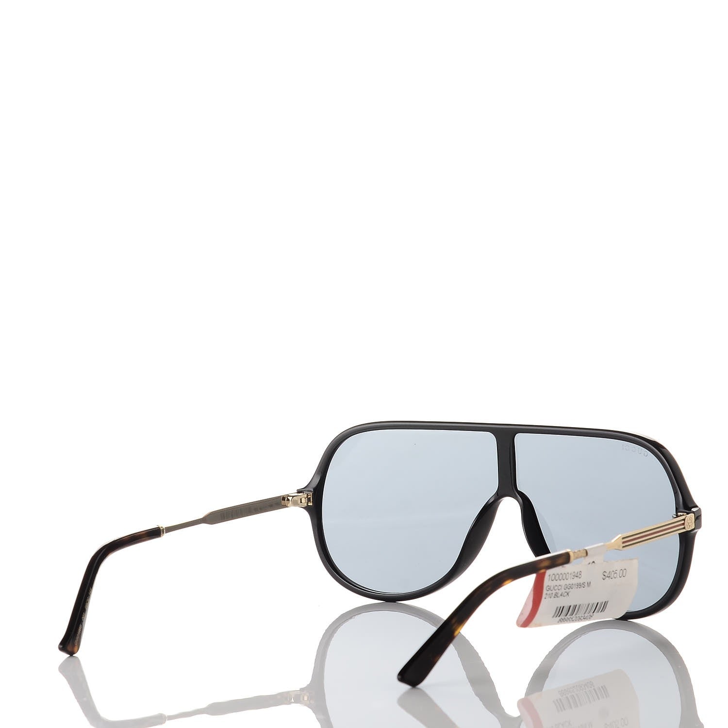 Gucci Shield Sunglasses GG0199S Black 4 of 7