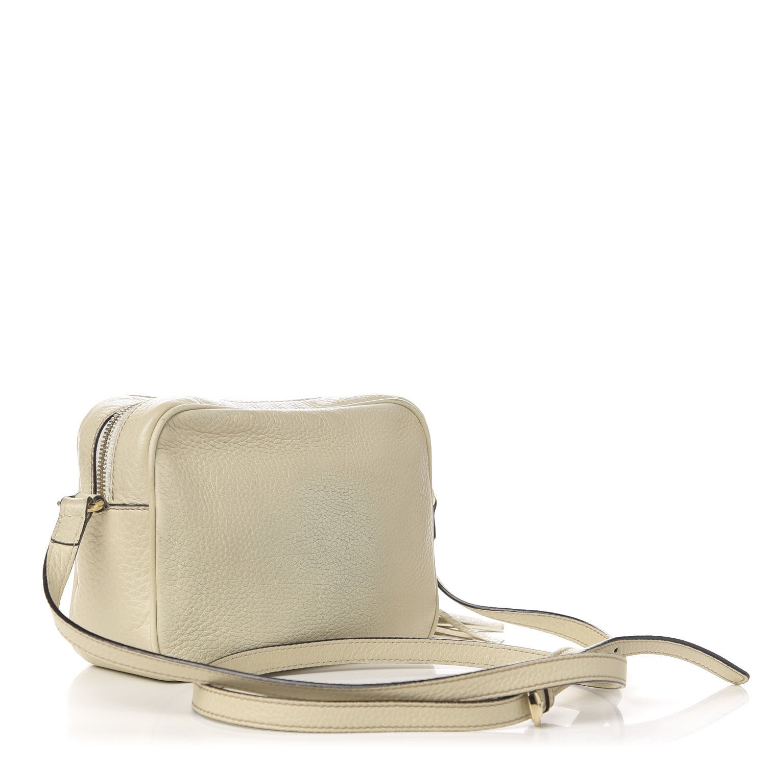 Gucci Pebbled Calfskin Small Soho Disco Bag Off White 3 of 10