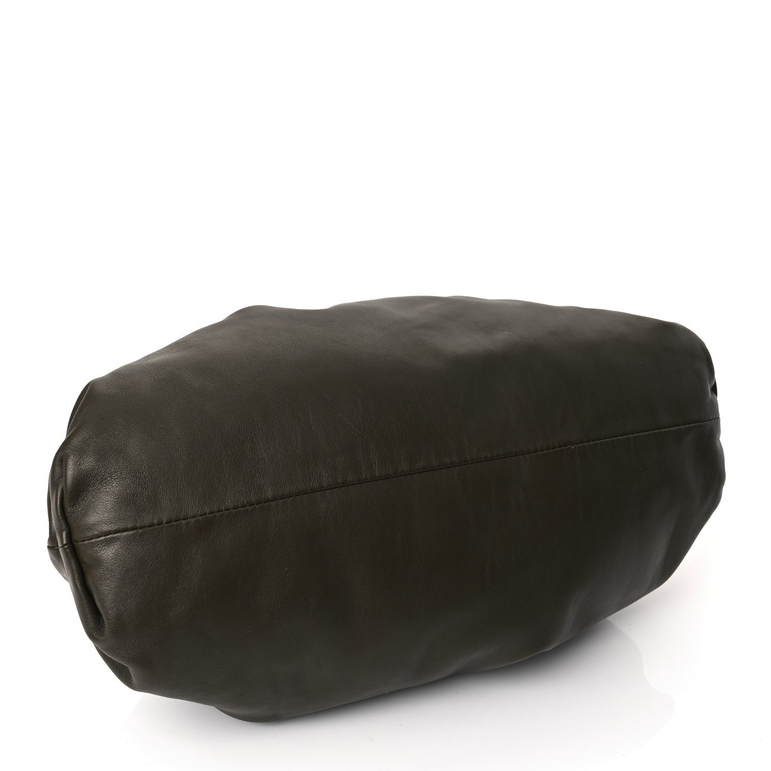 Bottega Veneta Smooth Butter Calf The Pouch Oversized Clutch Kaki Fondent 3 of 10