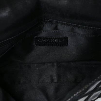 Chanel Vinyl Mesh Quilted Medium Single Flap  Black 4 of 9