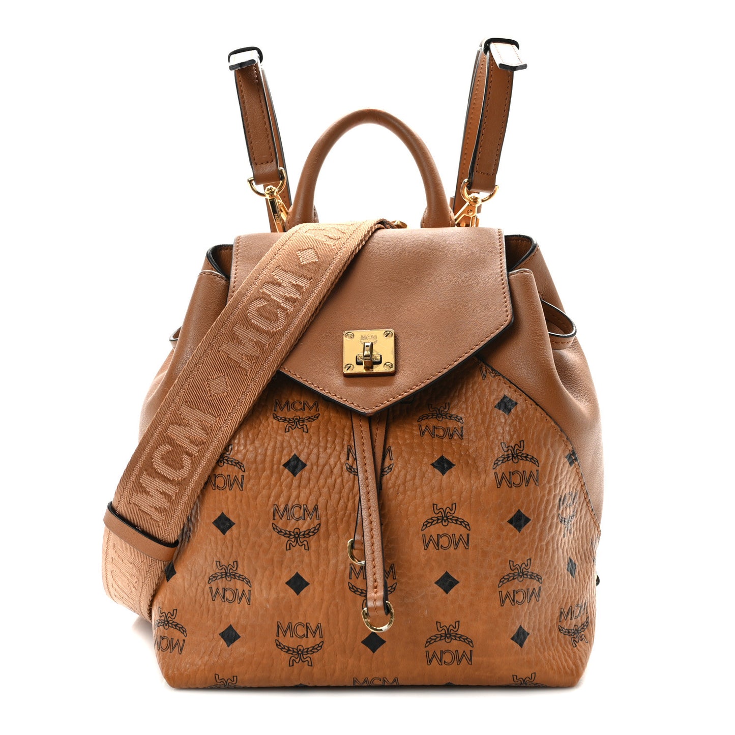 Visetos Small Essential Backpack Cognac