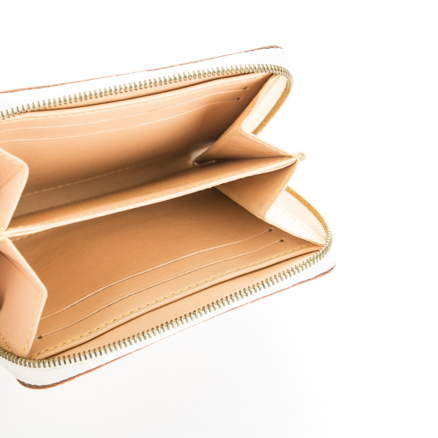 Monogram Multicolor Zippy Coin Purse White