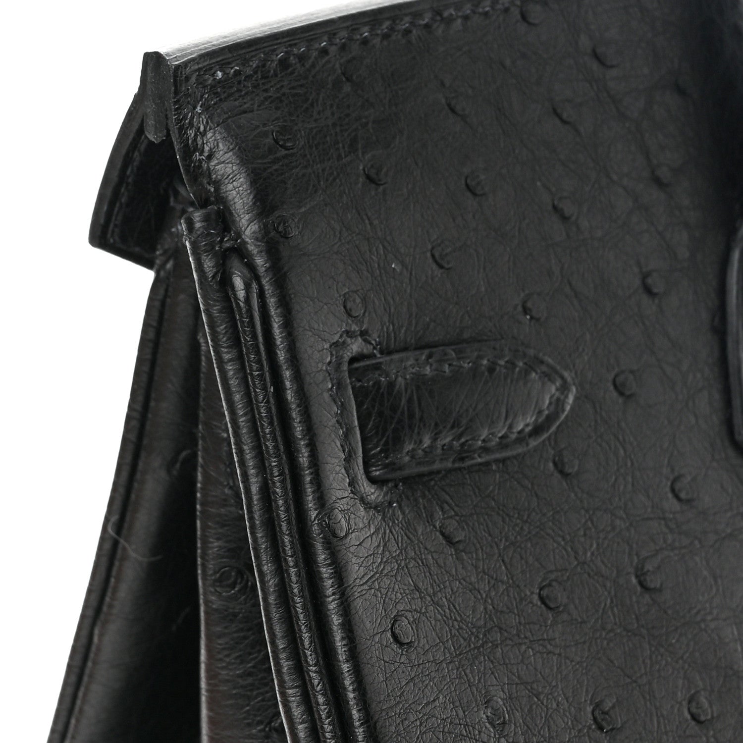 Hermes Ostrich Birkin 25 Black 11 of 14