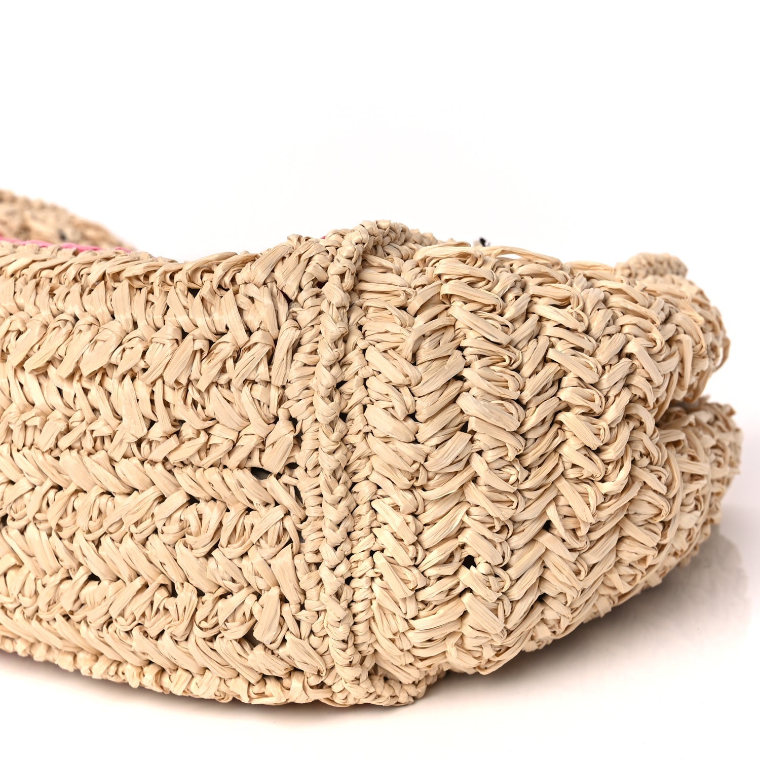 Prada Raffia Small Canapa Tote Naturale 7 of 9