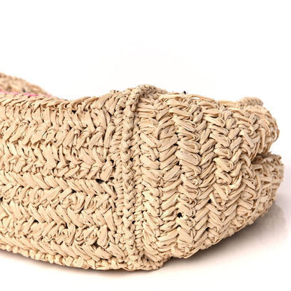 Prada Raffia Small Canapa Tote Naturale 7 of 9