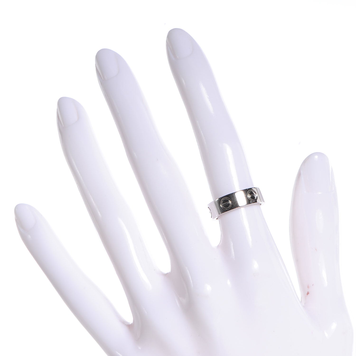 Cartier Platinum 5mm Love Ring Size 49 US 4.75 2 of 4