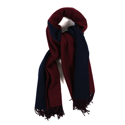 Hermes Cashmere Casaque Stole Marine Rouge 1 of 3