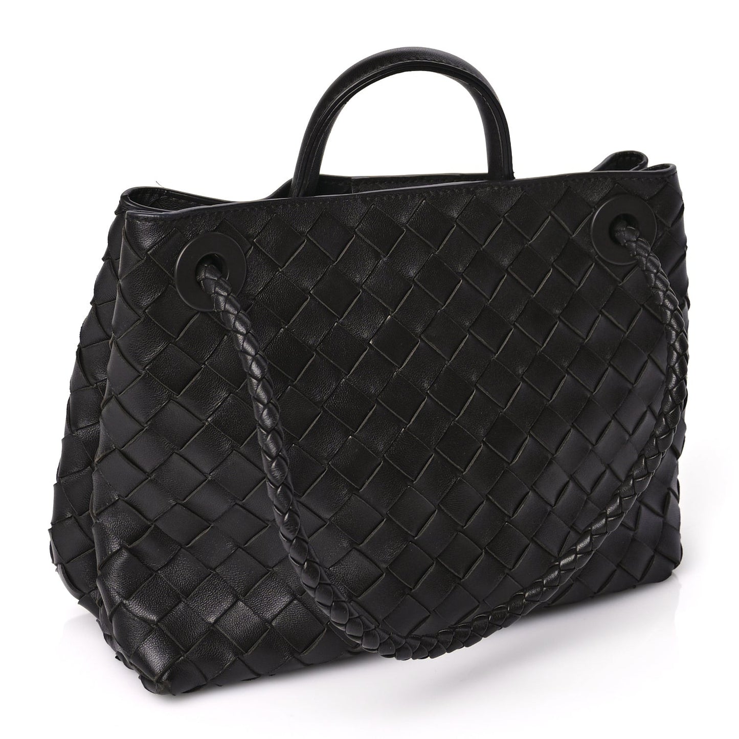 Nappa Intrecciato Small Andiamo Shoulder Bag Fondant