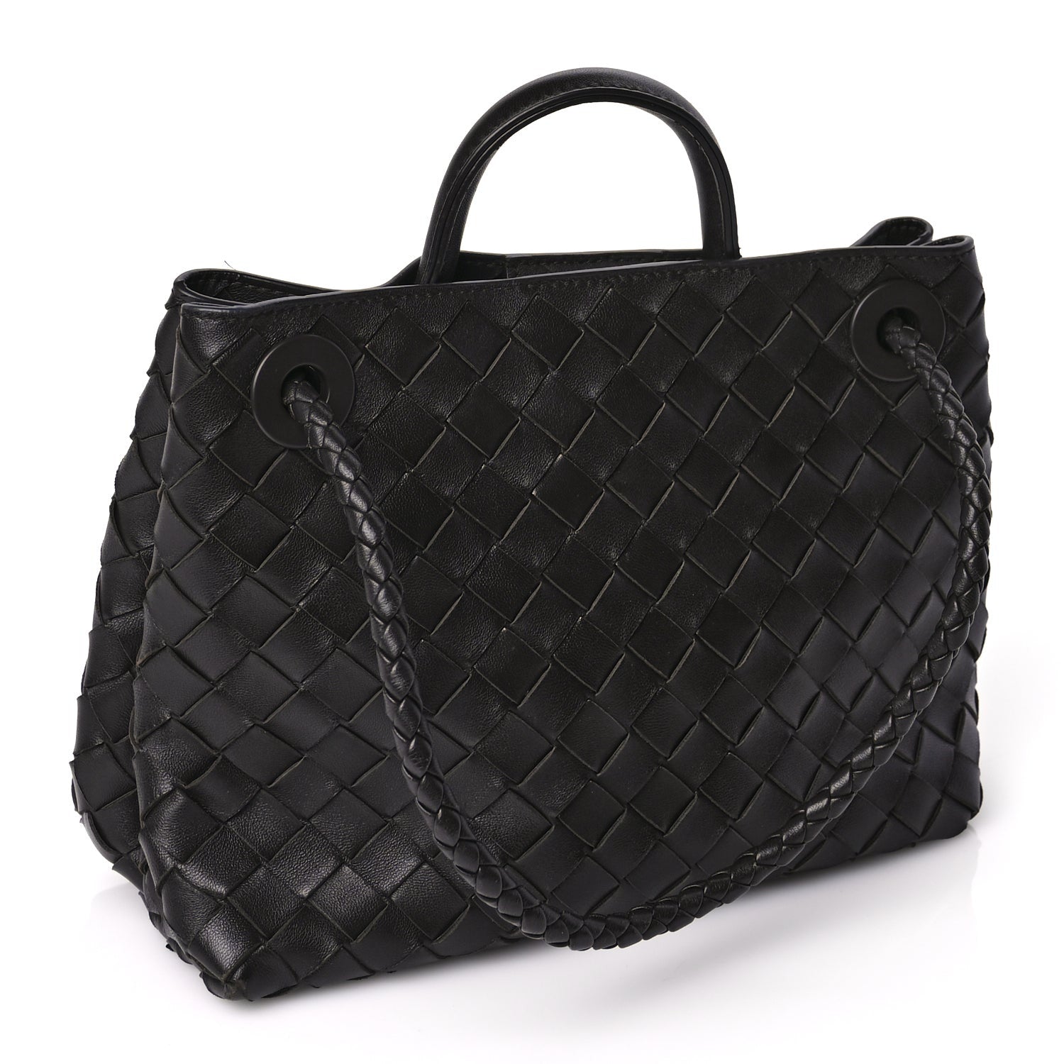 Bottega Veneta Nappa Intrecciato Small Andiamo Shoulder Bag Fondant 2 of 8