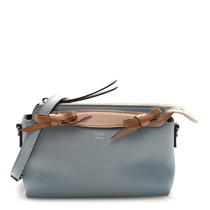 Fendi Vitello Dolce 4 Color Mini By The Way Boston Bag Blue Multicolor 1 of 10