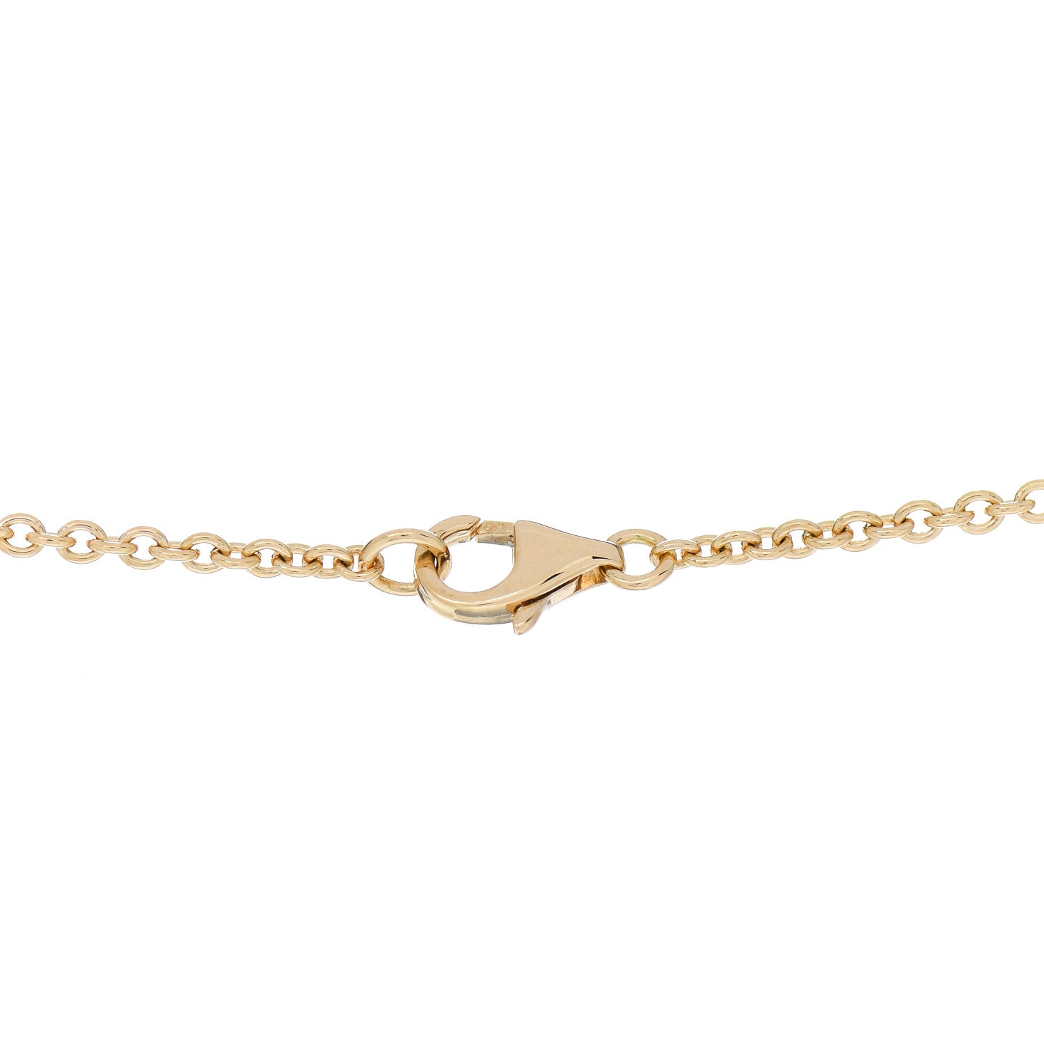 Cartier 18K Yellow Gold Interlocking LOVE Necklace 4 of 5