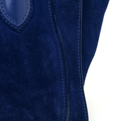 Celine Suede Medium Phantom Luggage Royal Blue 22 of 32